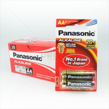 Panasonic ถ่านอัลคาไลน์ LR6T/2B AA <1/24>